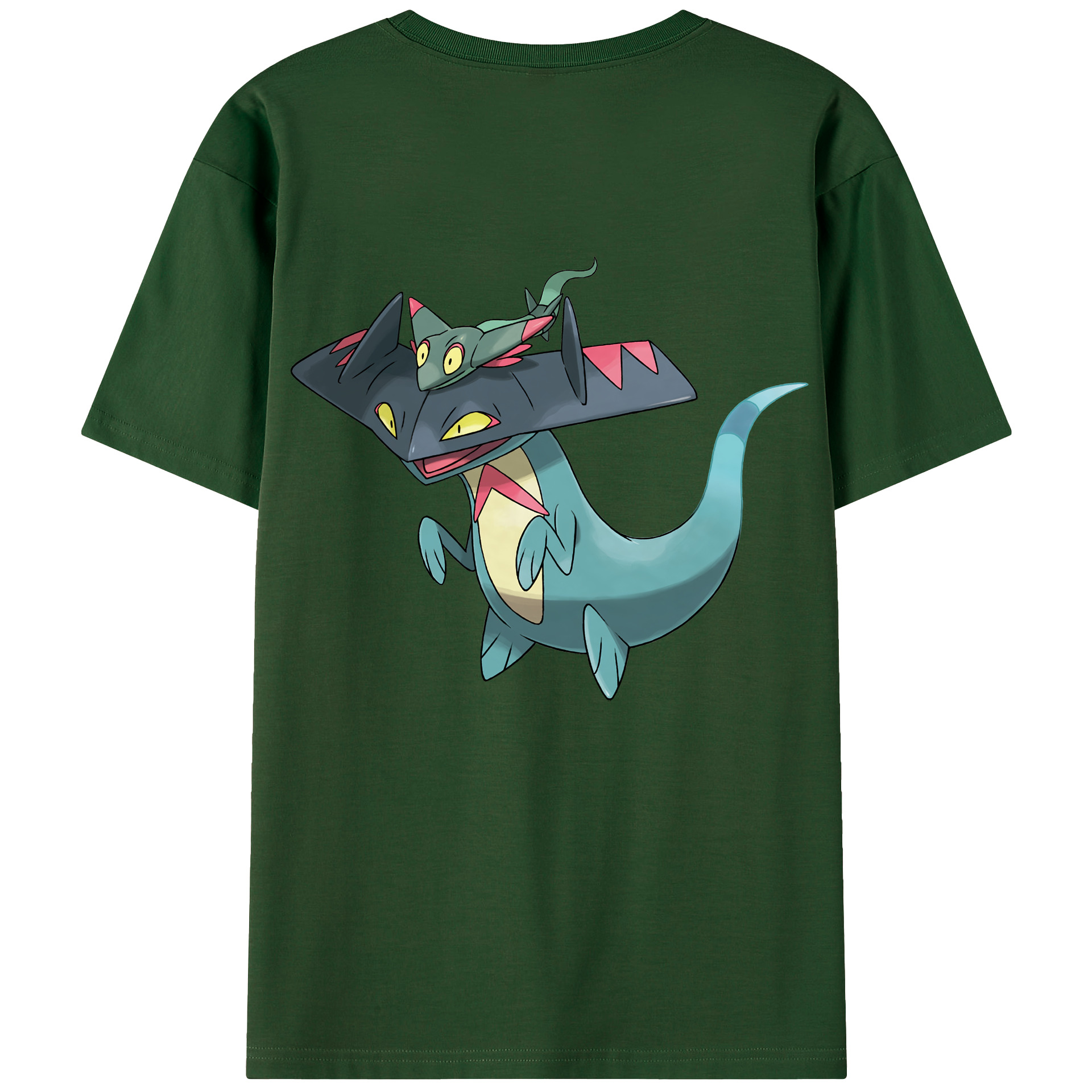 （画像用） ポケットモンスター Pokémon 綿100％半袖Tシャツ（背面プリント）
